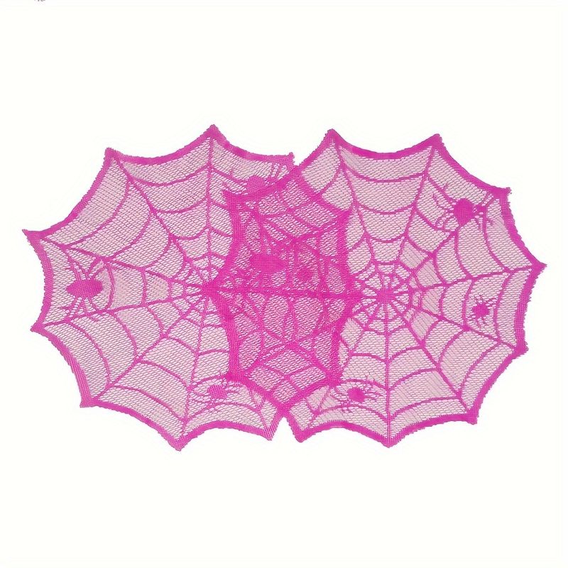 VIKAMA Rose Red Lace Spider We - Spider Web Halloween Decoration ulasan dan harga