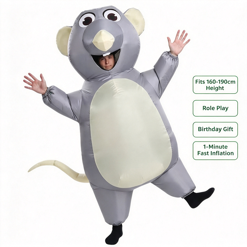 Adult Kids Inflatable Gray Mou - Halloween Costume Kids ulasan dan harga
