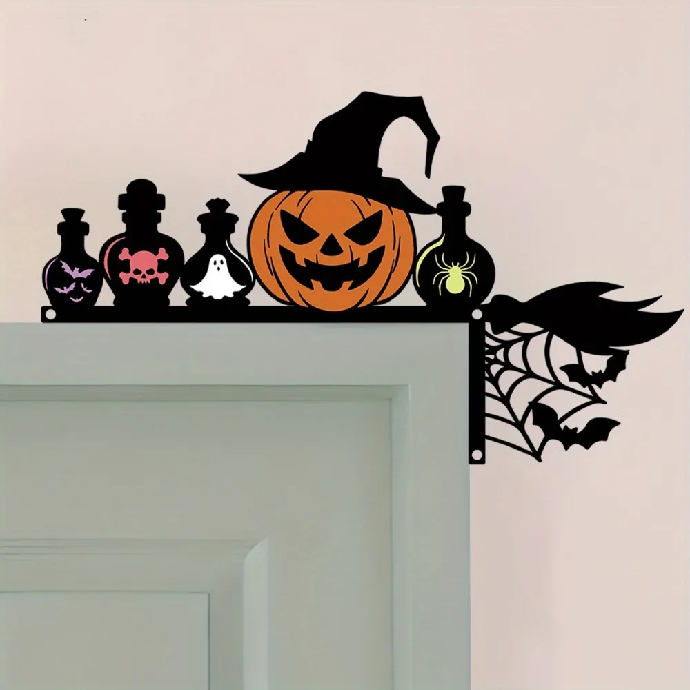 CIFBUY Halloween Door Corner M - Spider Web Halloween Decoration ulasan dan harga