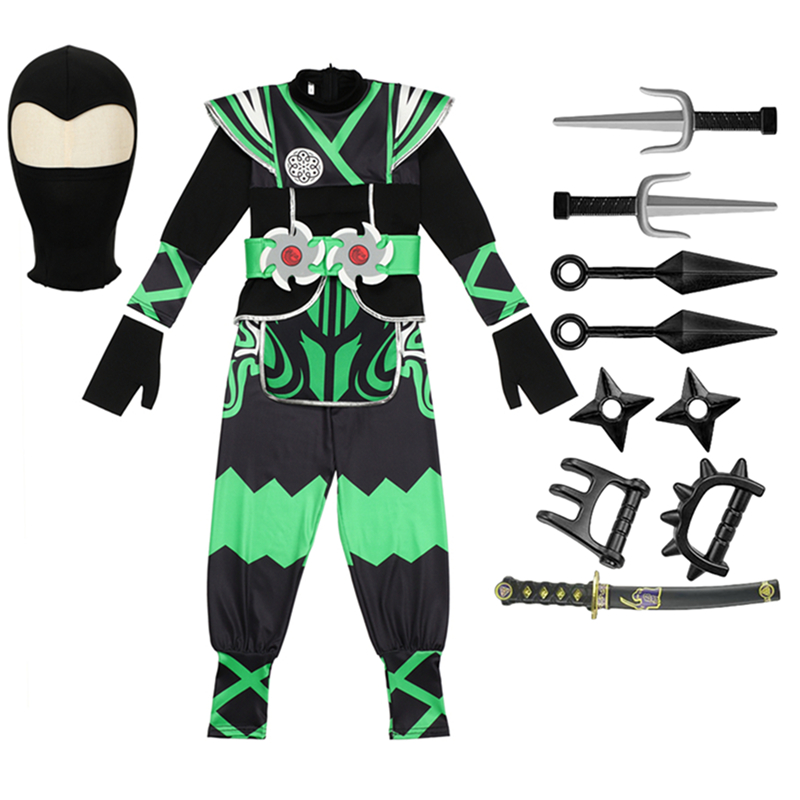 Japanese Ninja Costume Set for - Halloween Costume Kids ulasan dan harga