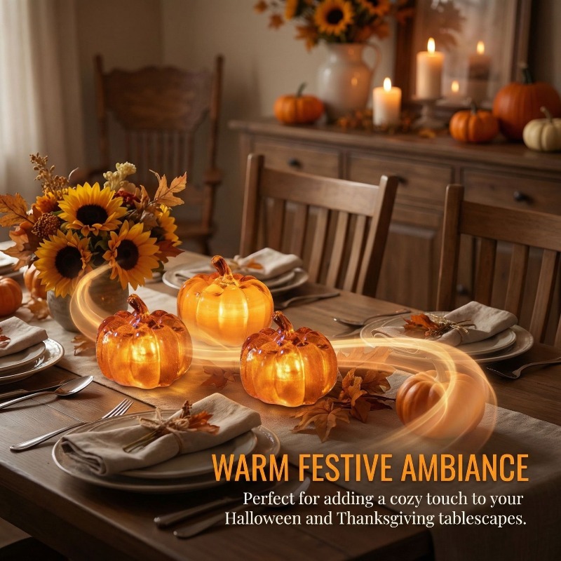 Cross-border new Halloween dec - Halloween Pumpkin Decor Led ulasan dan harga