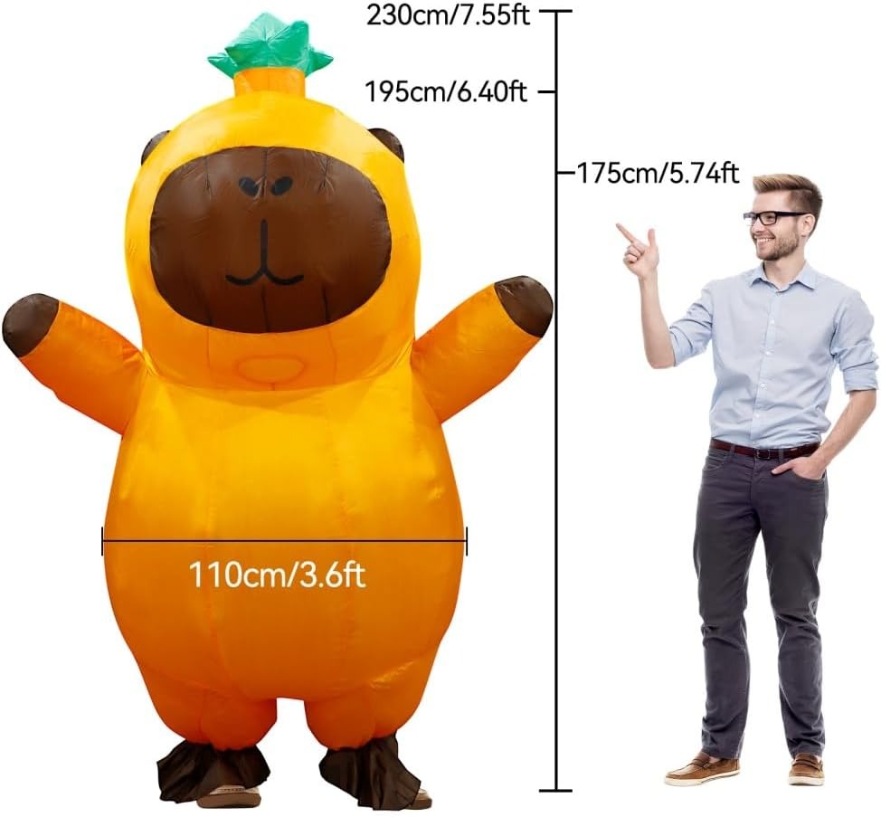 Capybara Inflatable Costume Ad - Halloween Costume Adult ulasan dan harga