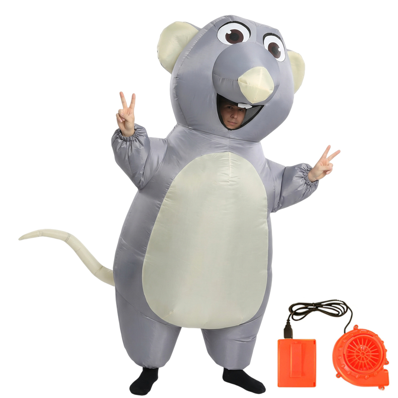 Cartoon Mouse Inflatable Costu - Halloween Costume Adult ulasan dan harga