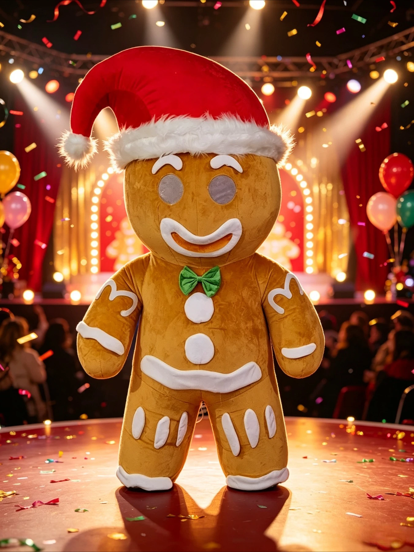 Inflatable Gingerbread Man Cos - Halloween Costume Adult ulasan dan harga