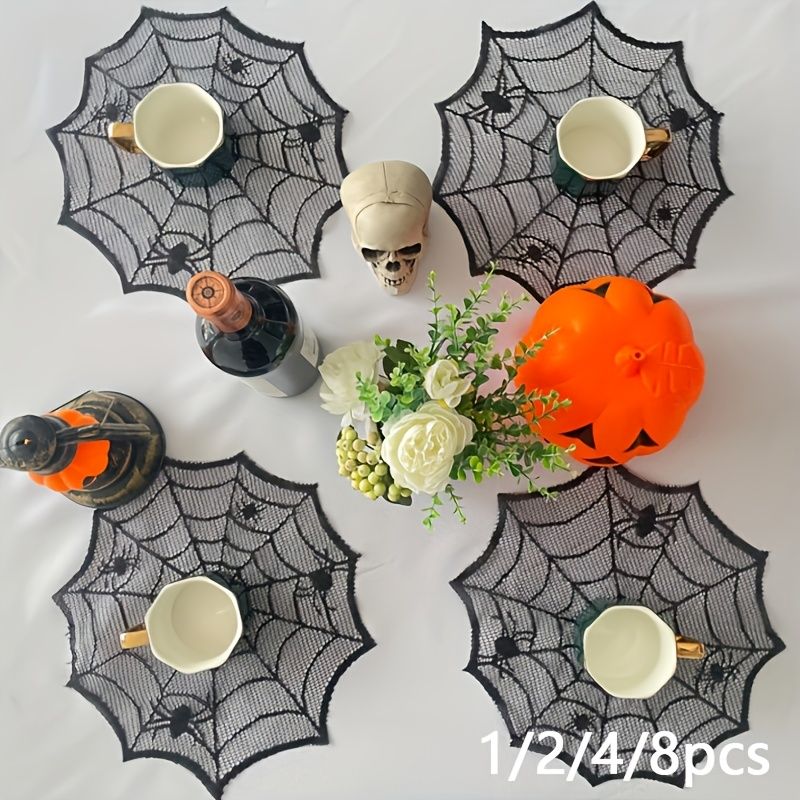 VIKAMA Halloween Black Lace Sp - Spider Web Halloween Decoration ulasan dan harga
