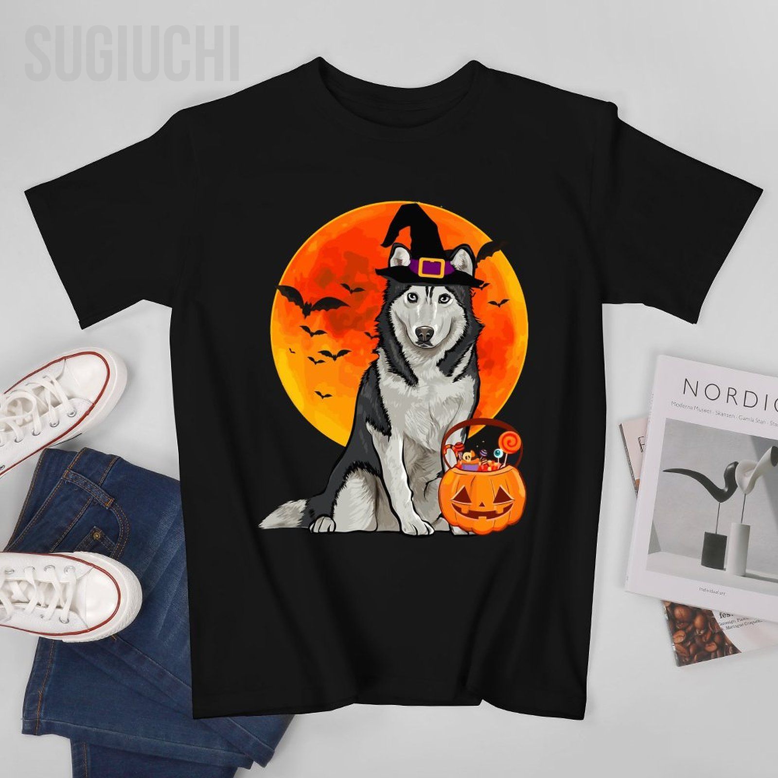 Unisex Men Dog Halloween Siber - Pumpkin Lantern Halloween ulasan dan harga
