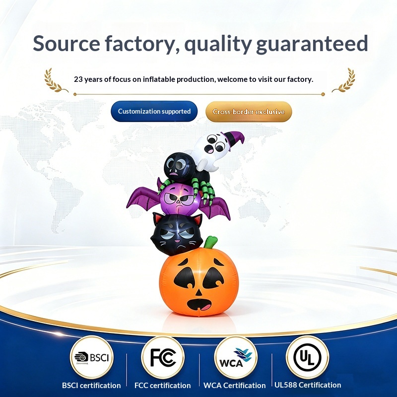 18m Halloween Inflatable Decor - Halloween Pumpkin Decor Led ulasan dan harga