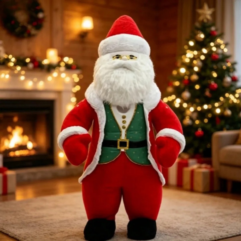 Inflatable Santa Claus Mascot  - Halloween Costume Adult ulasan dan harga