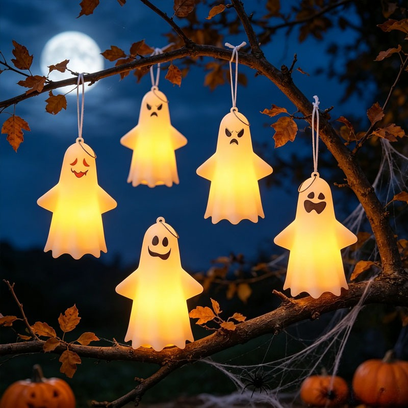Halloween Ghost Lantern Mini H - Pumpkin Lantern Halloween ulasan dan harga