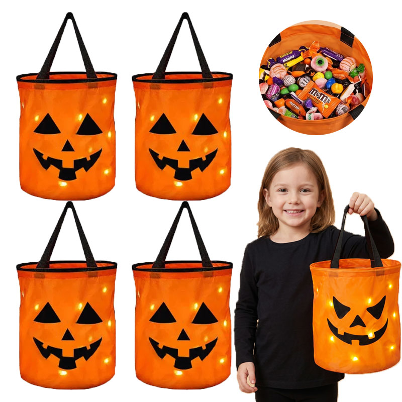 1-10PC LED Halloween Pumpkin B - Halloween Pumpkin Decor Led ulasan dan harga
