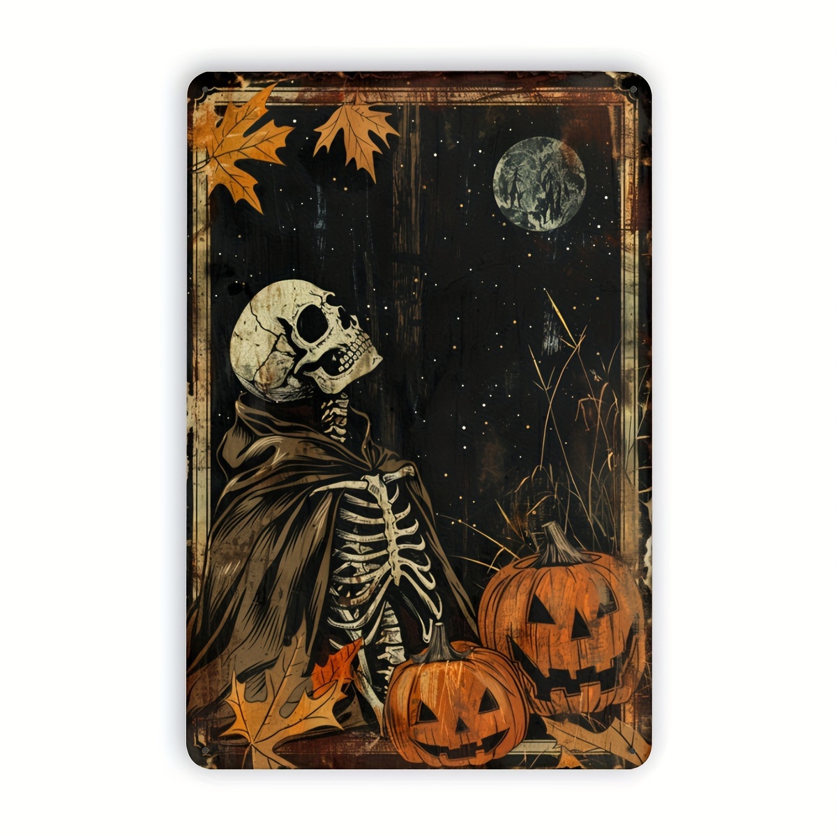 Halloween Skeleton and Pumpkin - Halloween Skeleton Decoration ulasan dan harga